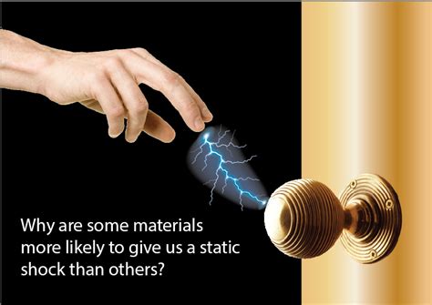 can metal against fabric produce static|why are different materials static cling.